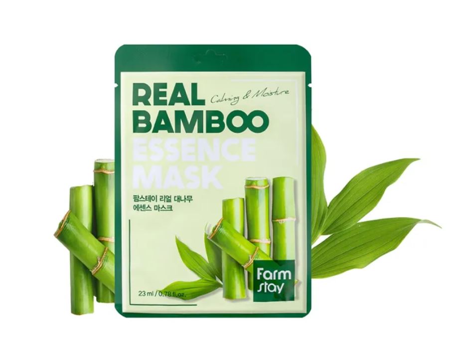 Farmstay Real Bamboo lakštinė kaukė , 23ml