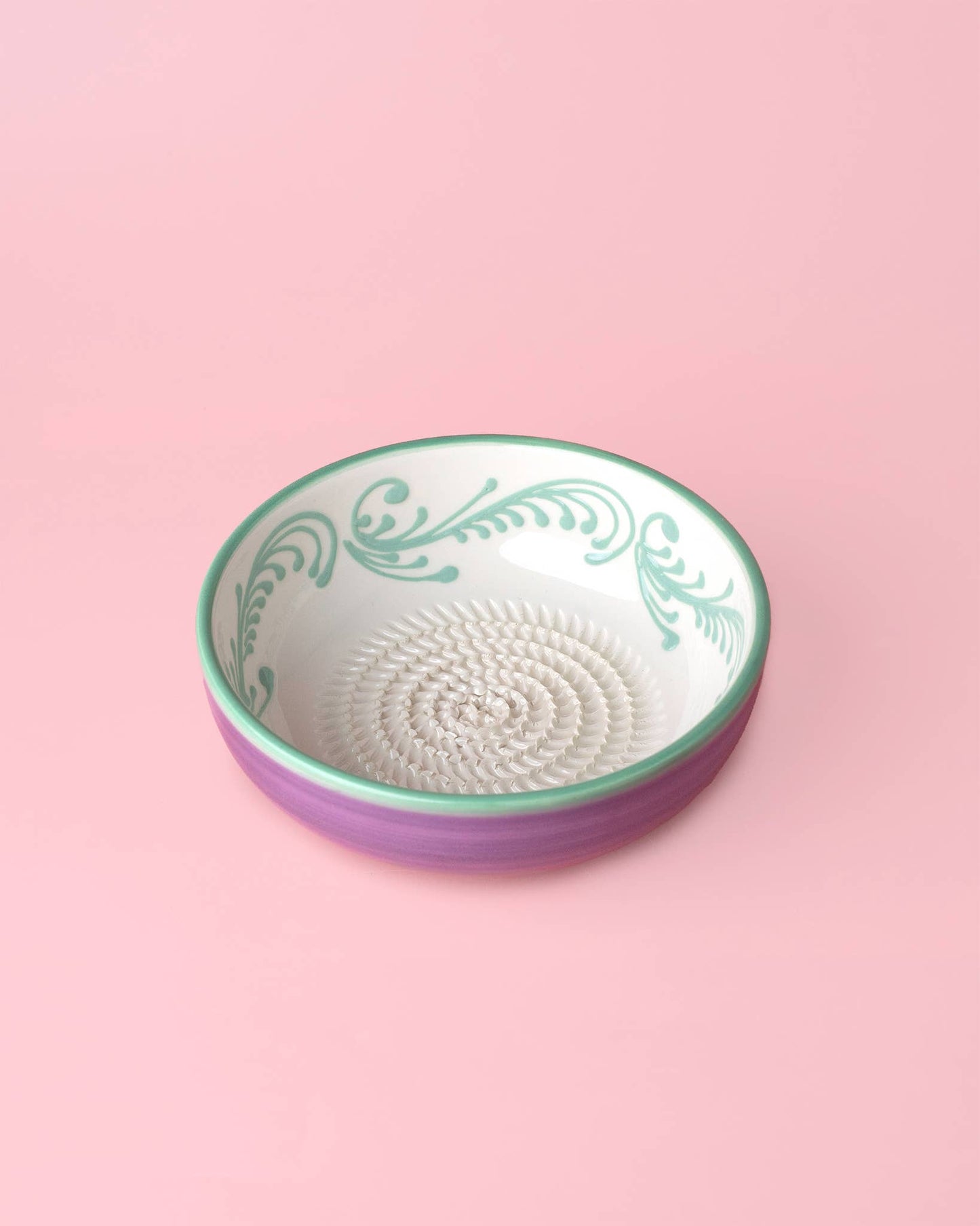 Vidutinio dydžio keraminė trintuvė–dubuo / SMARAGDINĖ