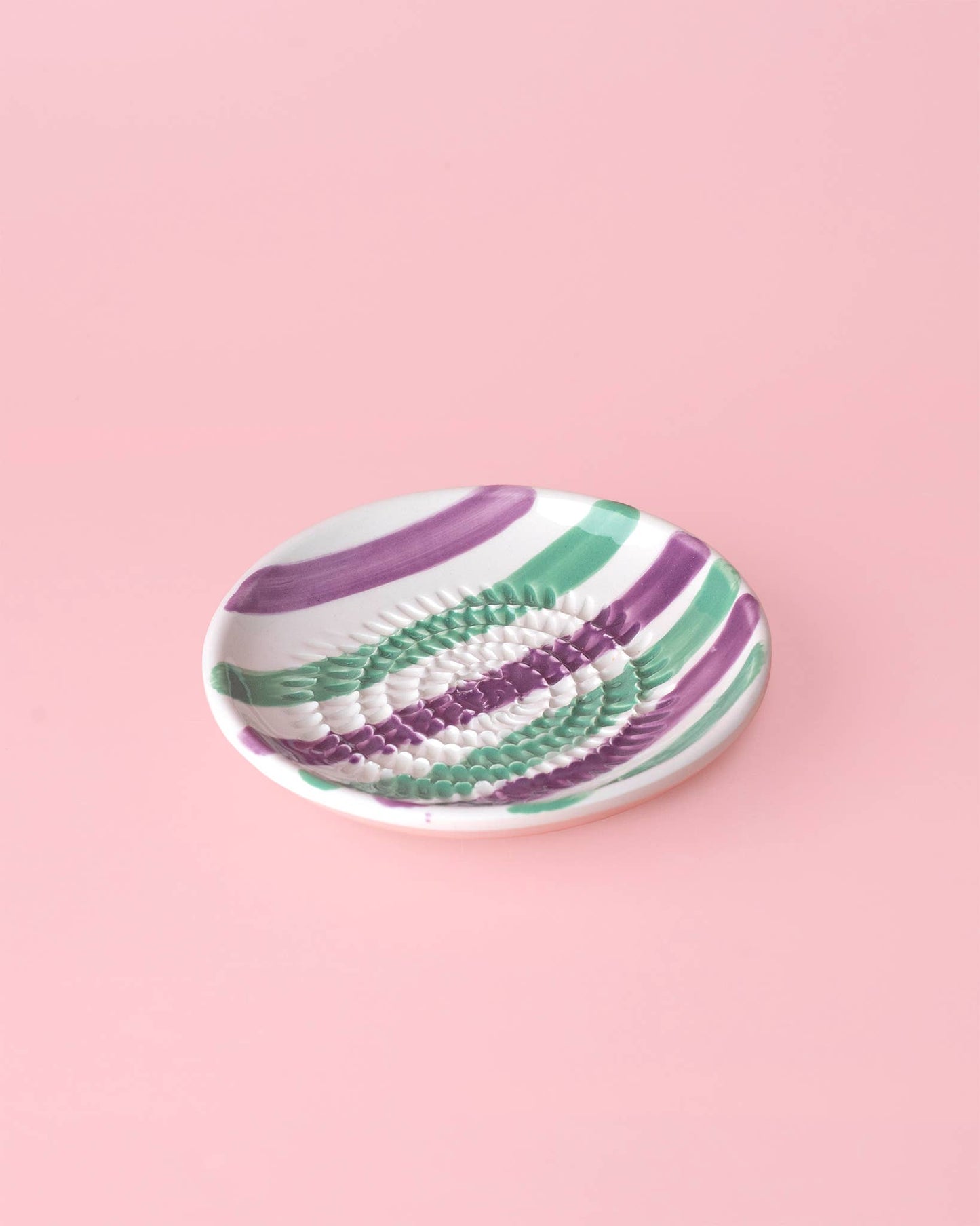 Maža keraminė česnako trintuvė / SMARAGDINĖ