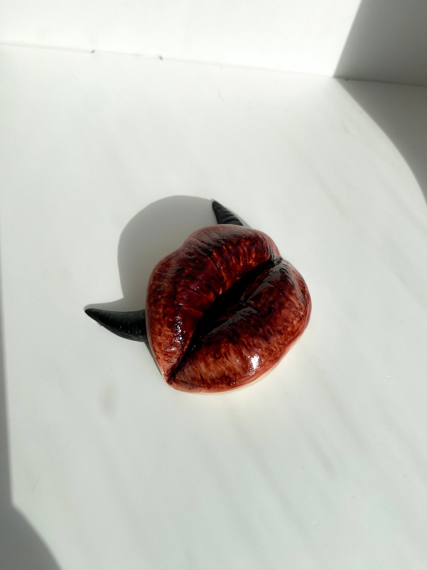 Lūpų formos kraujo efekto smilkalinė