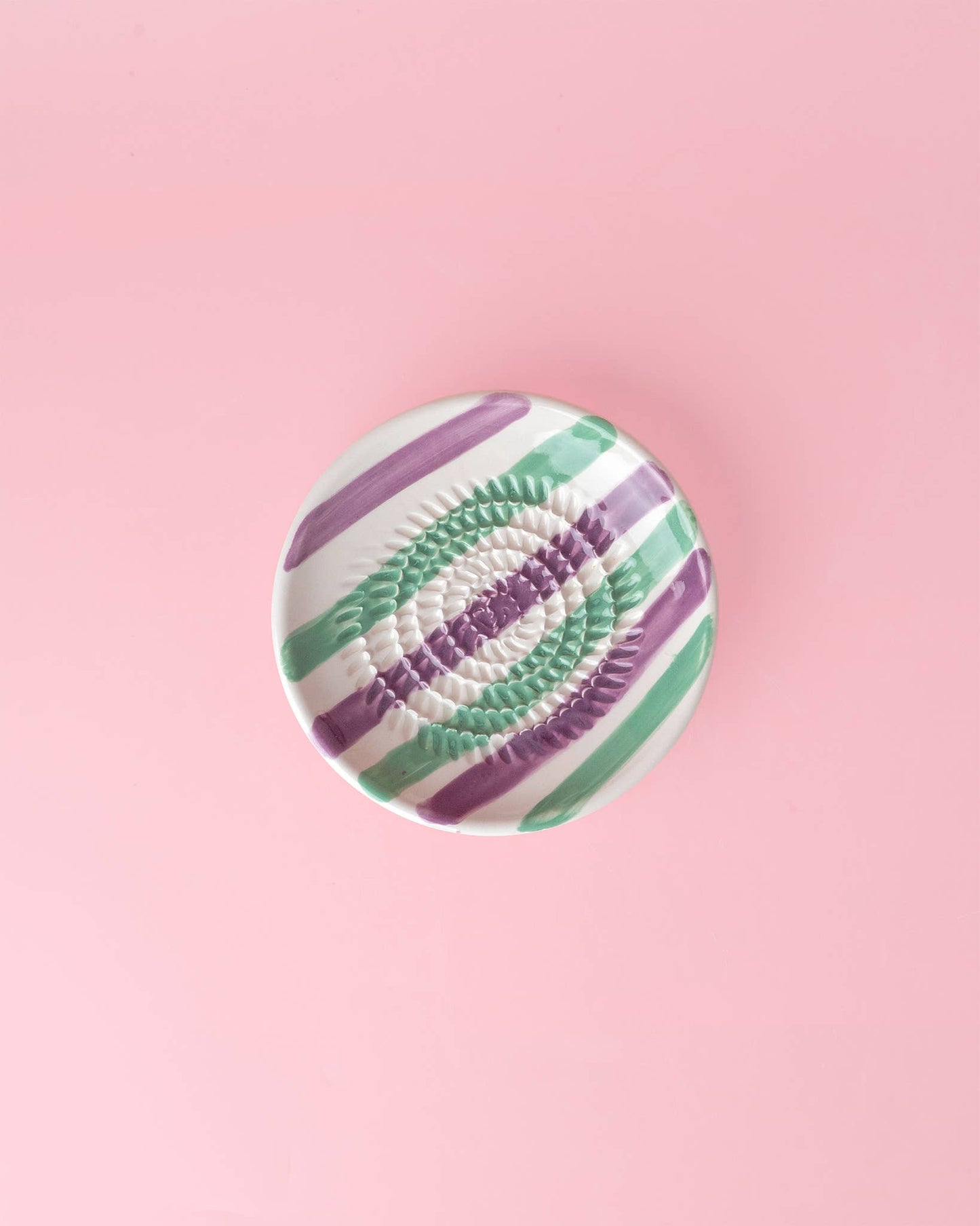 Maža keraminė česnako trintuvė / SMARAGDINĖ