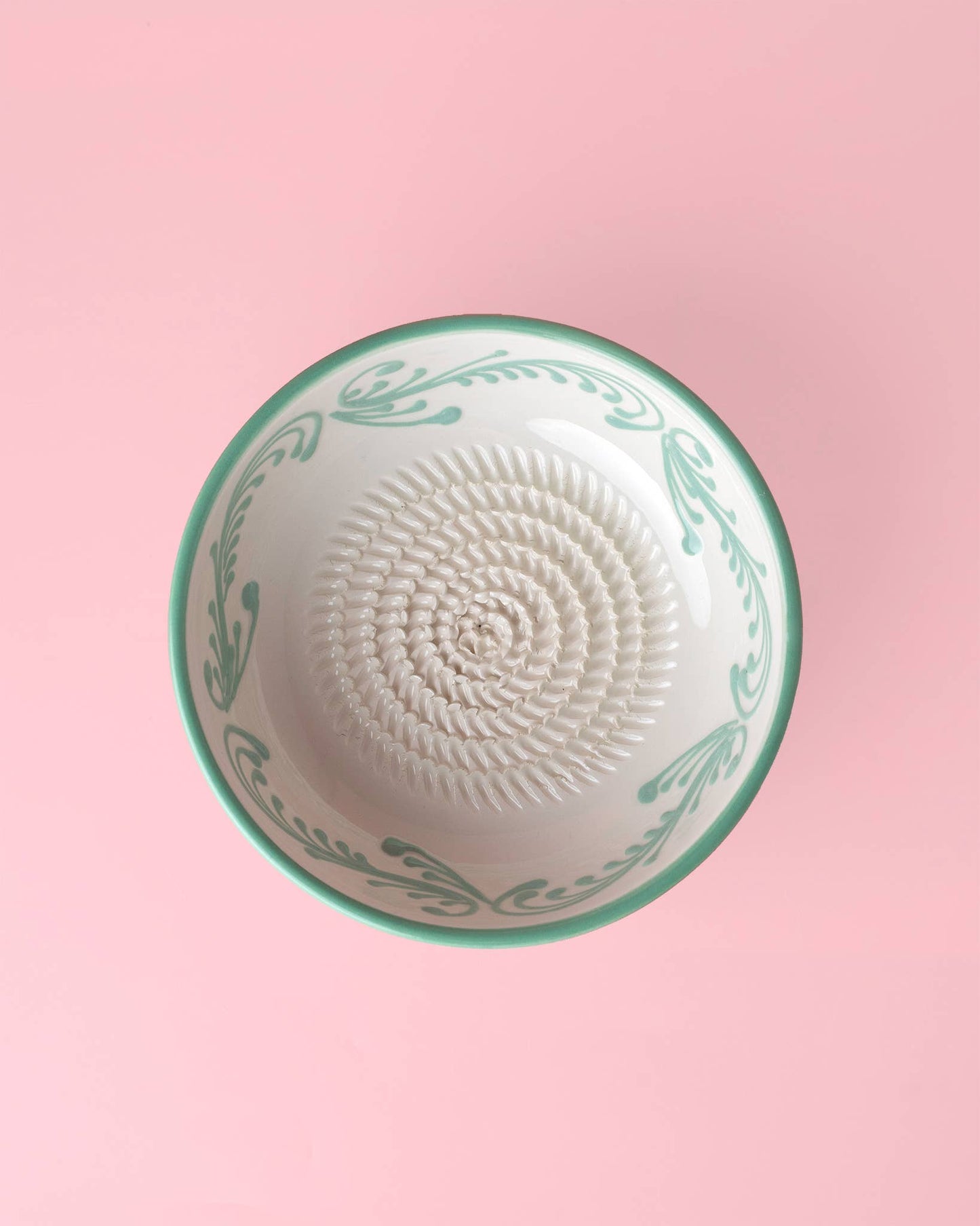 Vidutinio dydžio keraminė trintuvė–dubuo / SMARAGDINĖ