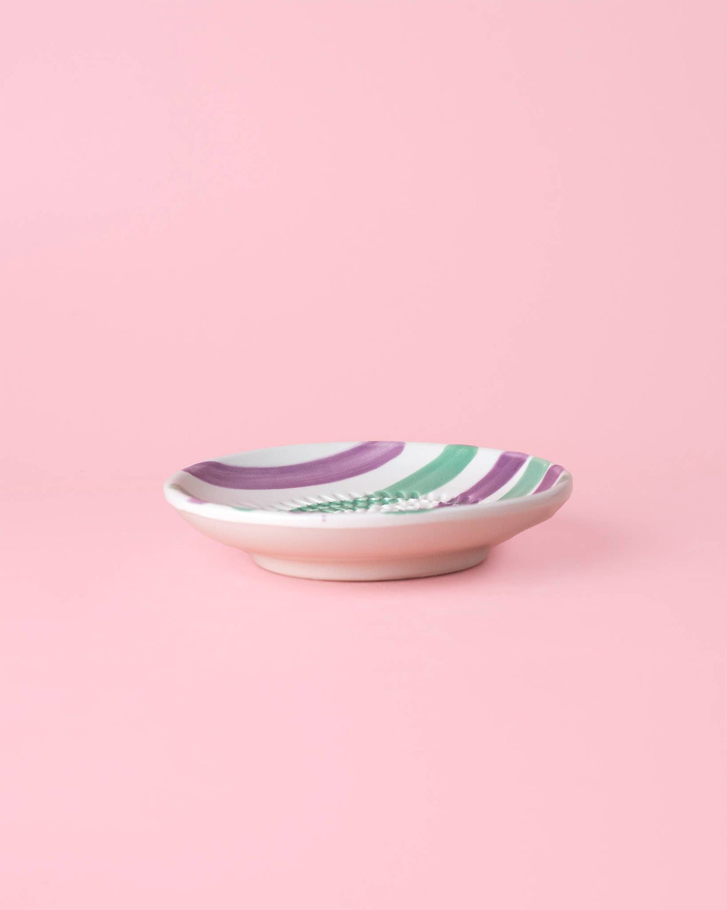 Maža keraminė česnako trintuvė / SMARAGDINĖ