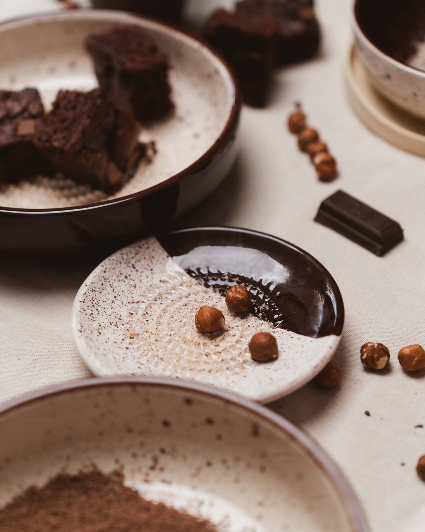 Maža keraminė česnako trintuvė / Brownie: su dovanų pakuote