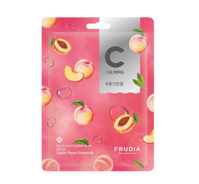 FRUDIA MY ORCHARD SQUEEZE PEACH raminamoji veido kaukė, 20 ml